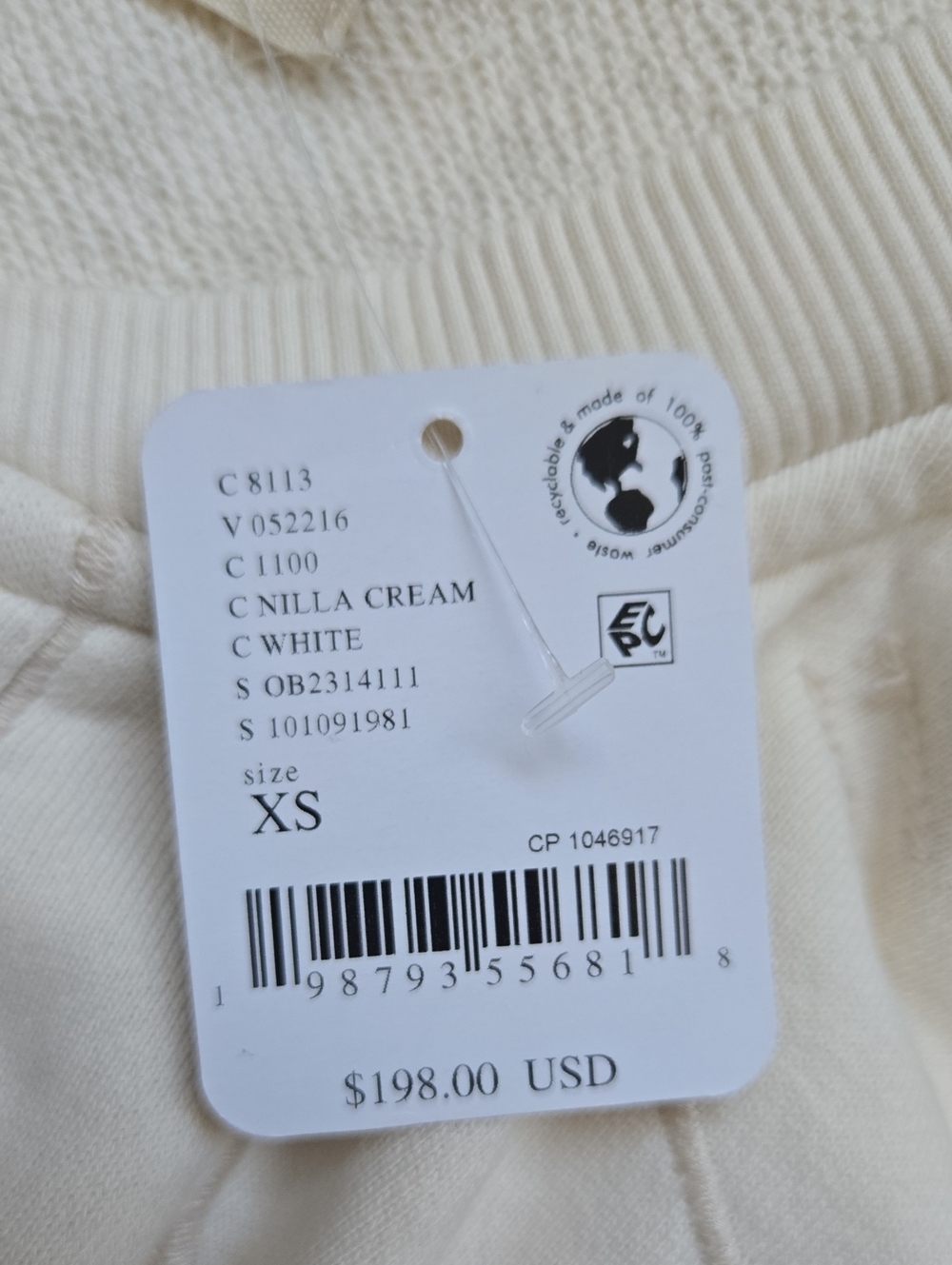NWT Free People Fluttercape Sweatshirt, Nilla Cream, Size XS - Picture 4 of 5